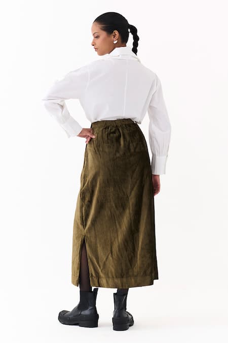 Three Double Breasted Notch Collar Shirt 