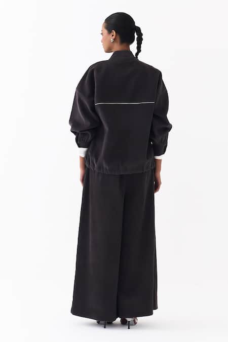 Three Corduroy Drawstring Top 