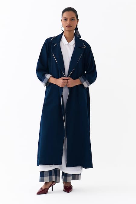 Three Notch Collar Overlay Jacket