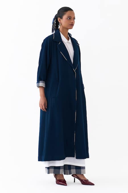 Three Notch Collar Overlay Jacket