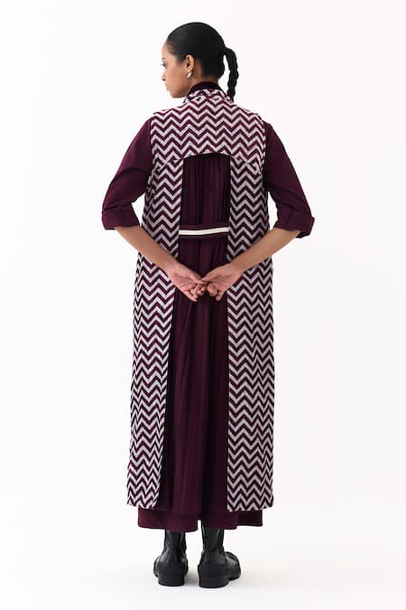 Three Chevron Quilted Jacket