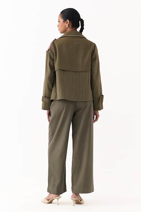 Three Twill Pleated Pant 