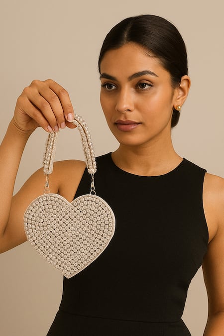 A Clutch Story Queen Of Heart Embellished Clutch 