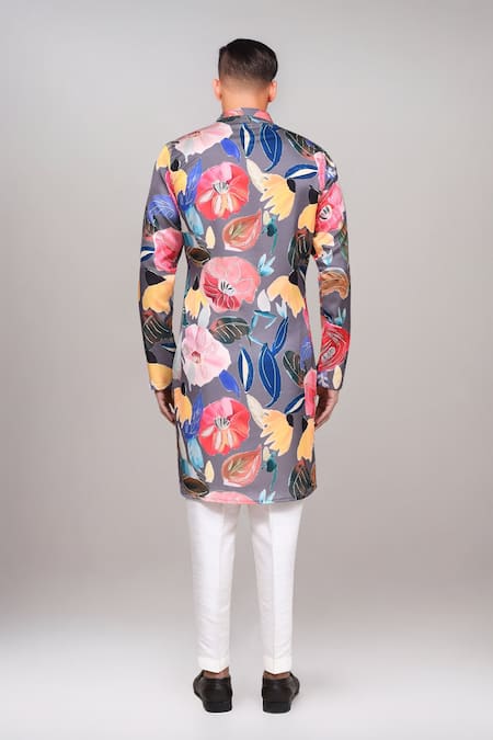 Arihant Rai Sinha Digital Print Floral Kurta & Pant Set 