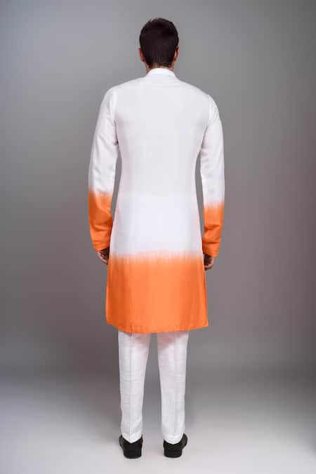 Arihant Rai Sinha Ombre Animal Motif Embroidered Kurta & Pant Set 