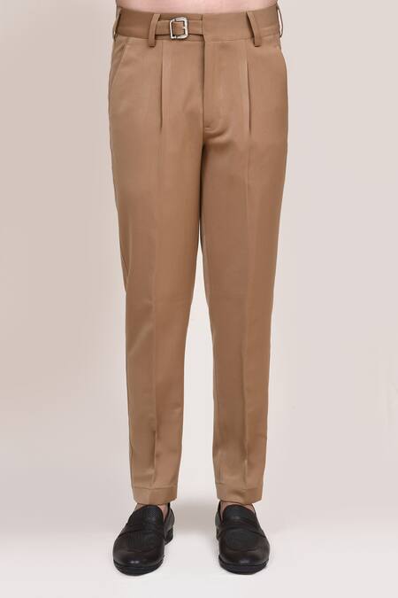 Arihant Rai Sinha_Navy Velvet Beads Elephant Work Bandhgala And Pant _Online_at_Aza_Fashions