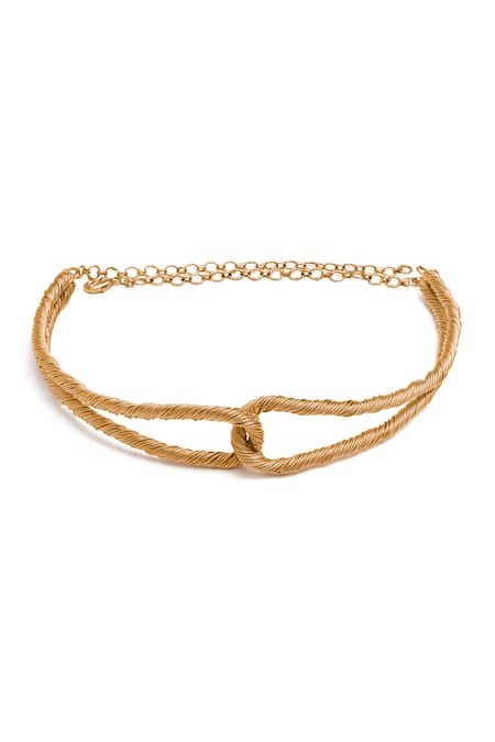 Ethnic Andaz Threaded Interlocked Choker 