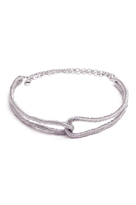 Ethnic Andaz Threaded Interlocked Choker 