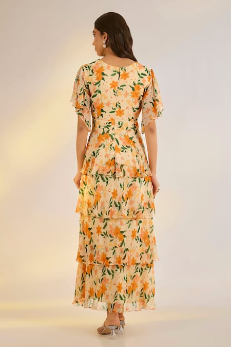 Ewoke Floral Maxi Dress 