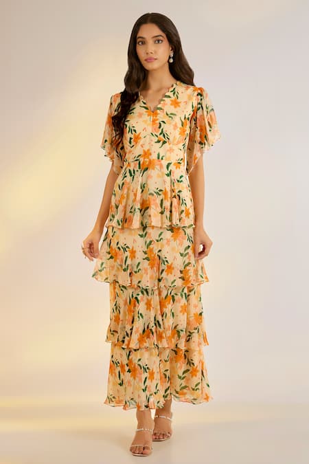 Ewoke Floral Maxi Dress 