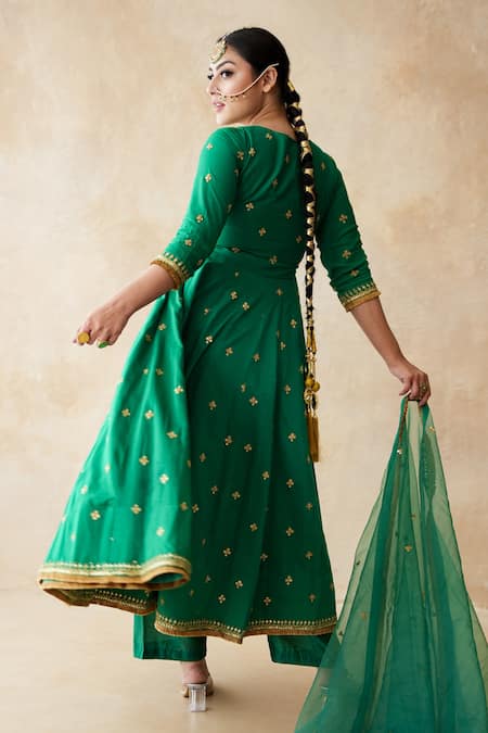 Gulabo Jaipur Malala Hand Work Anarkali Set