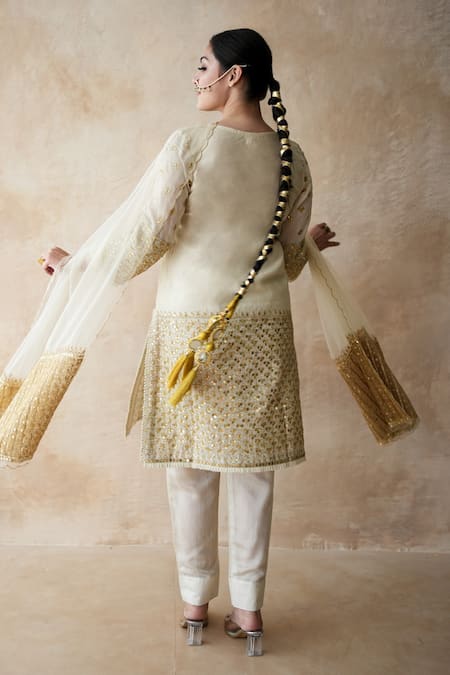 Gulabo Jaipur Luna Hand Work Embroidered Kurta Set 