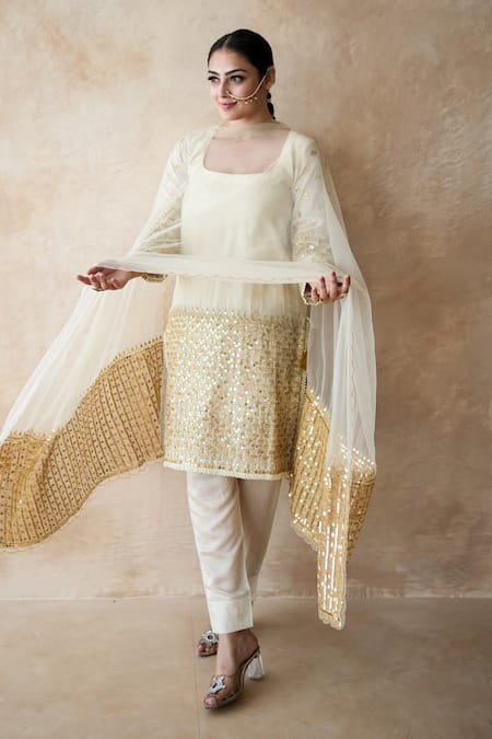 Gulabo Jaipur Luna Hand Work Embroidered Kurta Set 