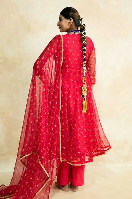 Gulabo Jaipur Arzu Print Anarkali Set