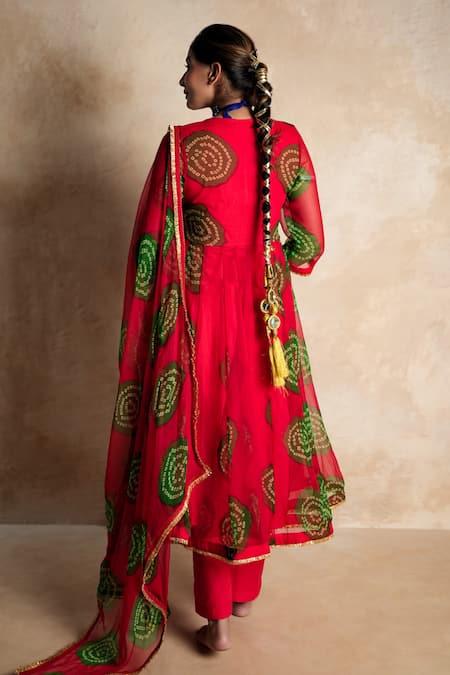 Gulabo Jaipur Arzu Print Anarkali Set