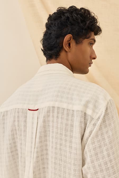 Jodi Kunj Handloom Boxy Fit Shirt 