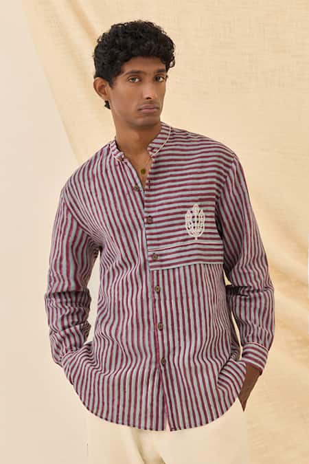 Jodi Koyal Stripe Pattern Shirt 