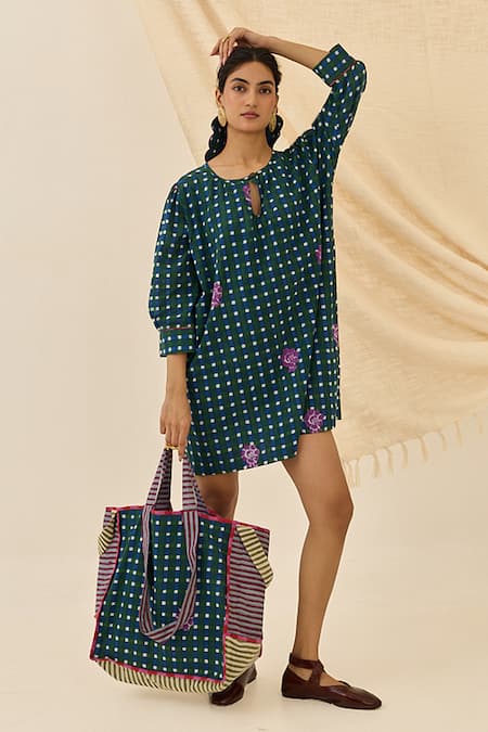 Jodi Pakhi Gingham Check Print Dress 