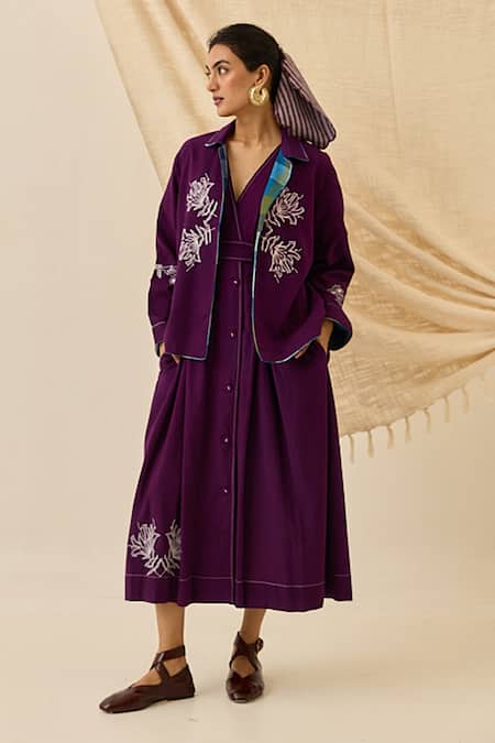Jodi Morni Floral Embroidered Jacket 
