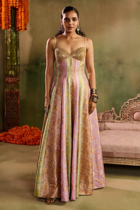 Reeti Arneja Riwaayat Banarsi Silk Embellished Gown 