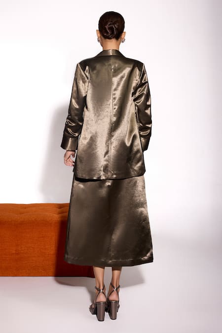 Tara And I Embellished Aurora Midi Skirt 