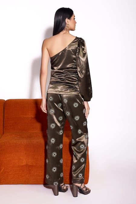 Tara And I Aurora One Shoulder Ruched Top 