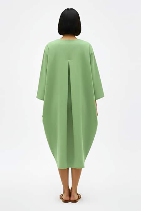 Neora By Nehal Chopra Colorblock Midi Dress 