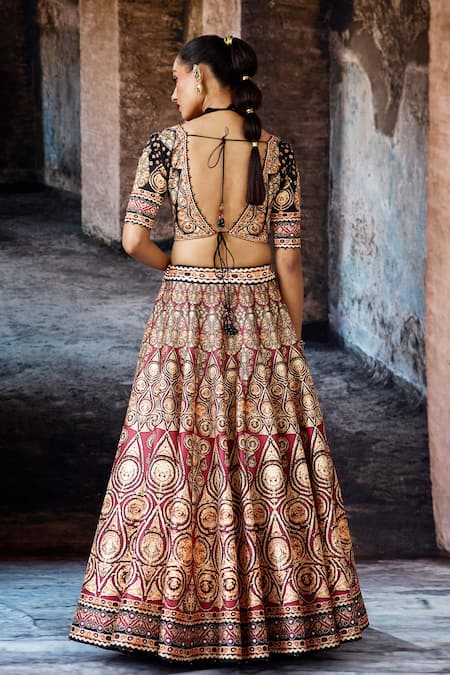 Rajdeep Ranawat Bethari Leela Printed Skirt Set 