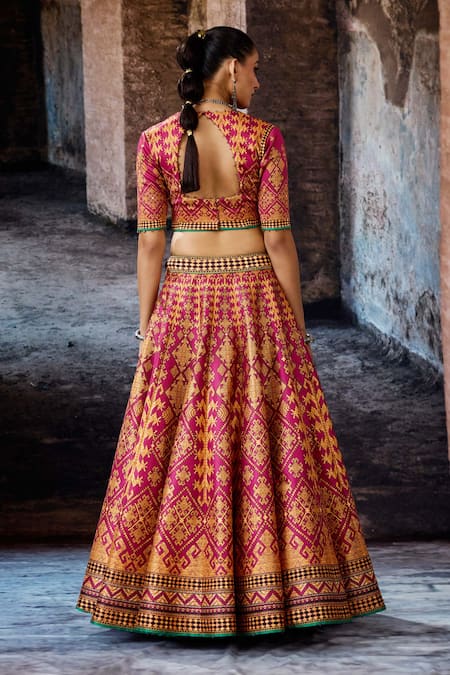 Rajdeep Ranawat Bethari Leela Printed Skirt Set 