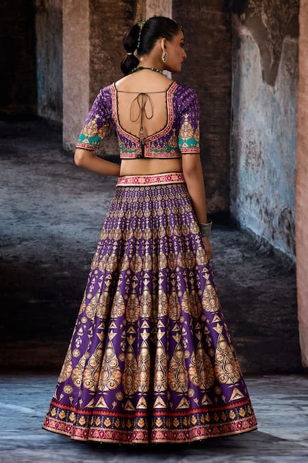 Rajdeep Ranawat Bethari Leela Printed Skirt Set 