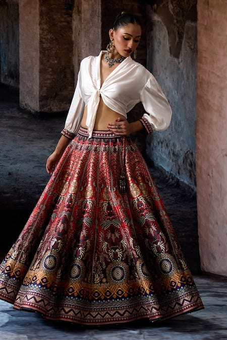 Rajdeep Ranawat Bethari Rubali Leela Skirt With Top 