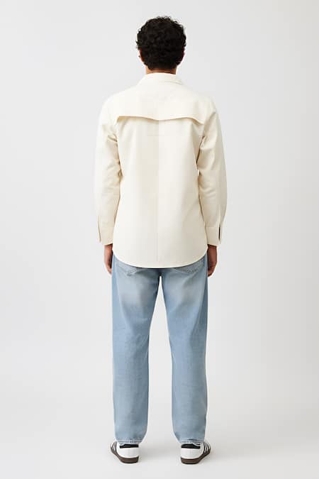 Neora By Nehal Chopra Stripe Pattern Zip Shirt 