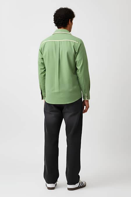 Neora By Nehal Chopra Stripe Pattern Shirt 