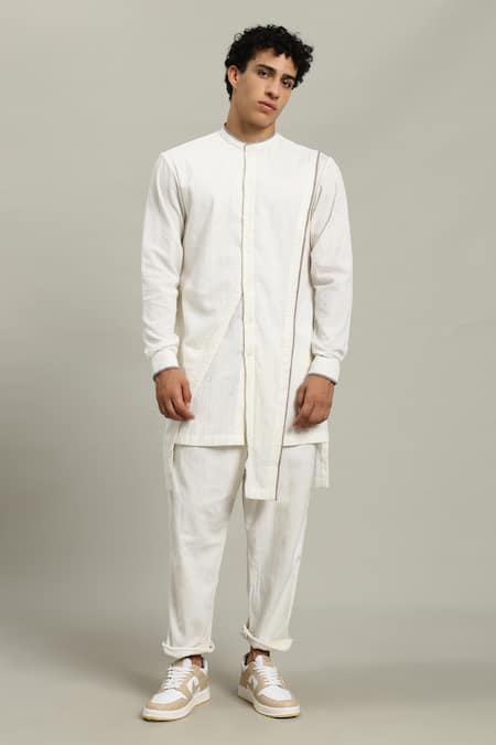 Studio Error Asymmetric Layered Cotton Kurta 