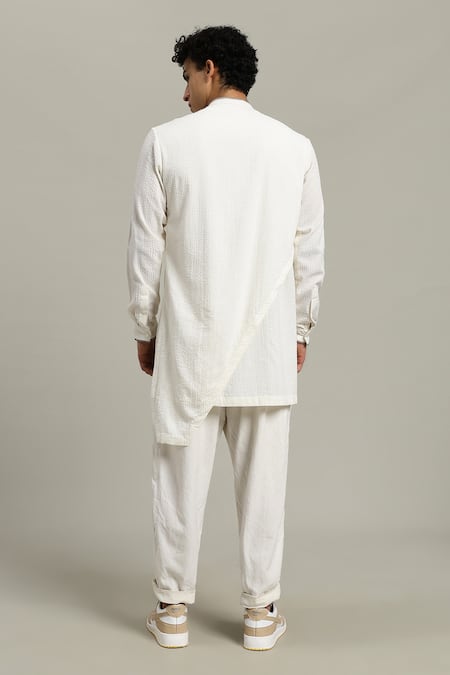 Studio Error Asymmetric Layered Cotton Kurta 