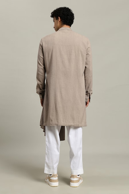 Studio Error Front Draped Kurta 