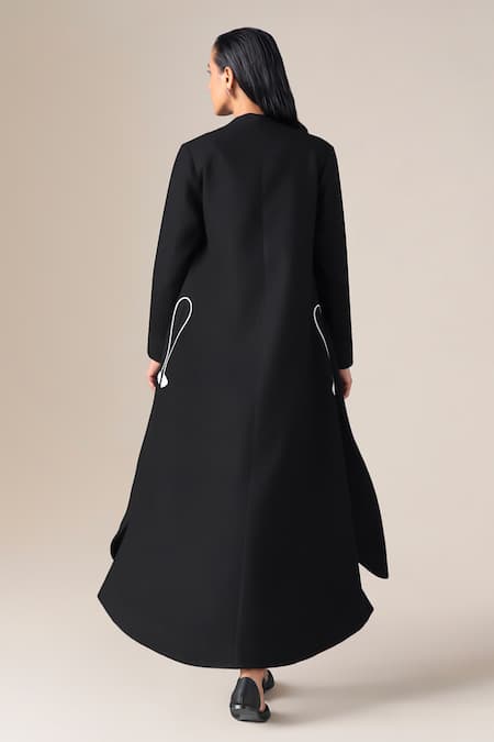 Ampm Zahir Blooming Embroidered Jacket Palazzo Set 