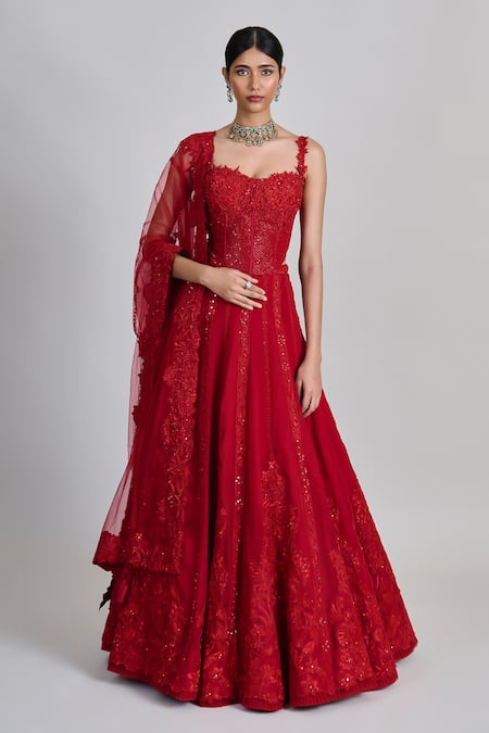 Mishru Keya Embroidered Lehenga Set 