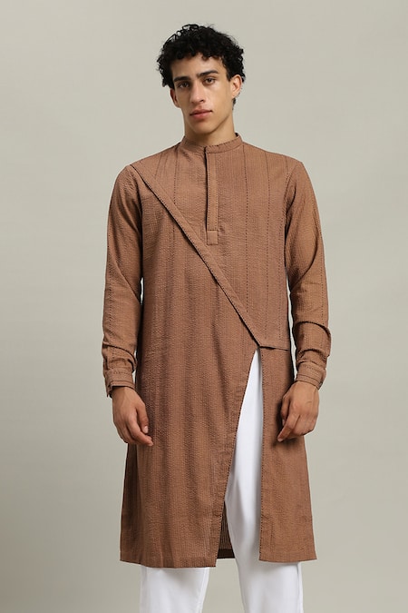 Studio Error Front Slit Cross Kurta 