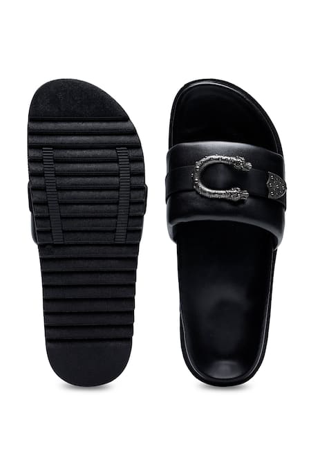 Shutiq Knight Criss Cross Strap Slides 