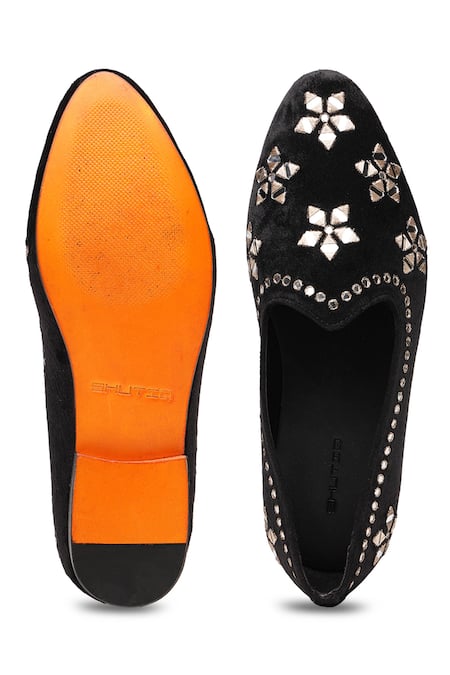 Shutiq Avsar Geometric Mirror Work Juttis 