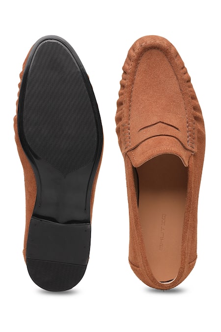 Shutiq Phillos Suede Slip On Loafers 