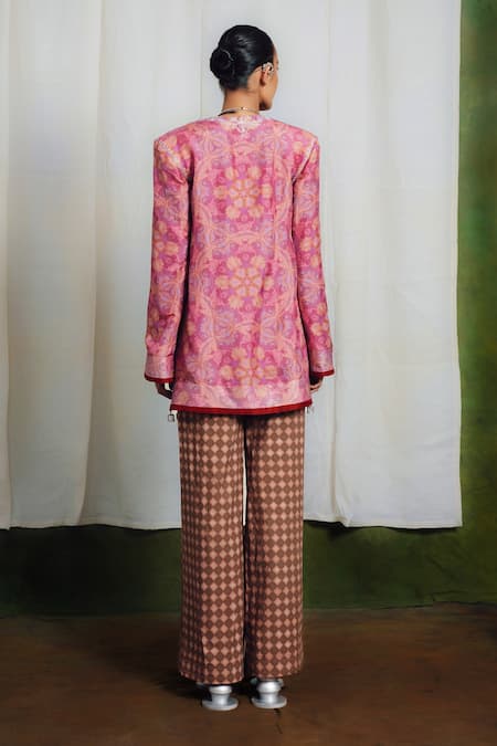 Siddhartha Bansal Farah Embllished Kurta & Pant Set 