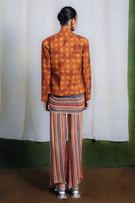 Siddhartha Bansal Amber Linen Jacket 