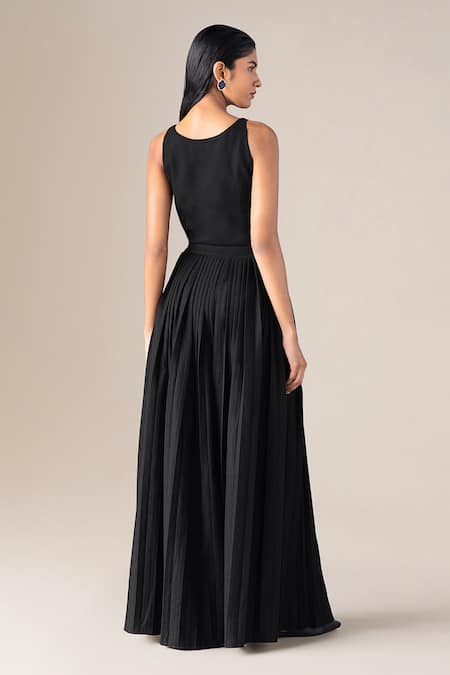 Ampm Eliz Pleated Flared Palazzo 