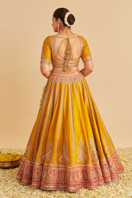 Sheetal Batra Amara Paisley Embroidered Lehenga Set  