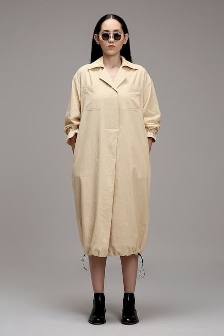 MATI_1 Collared Midi Dress 