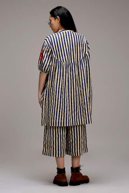 MATI_1 Striped Tunic & Pant Set 