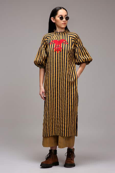 MATI_1 Striped Tunic & Pant Set  
