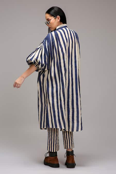 MATI_1 Striped Tunic & Pant Set 